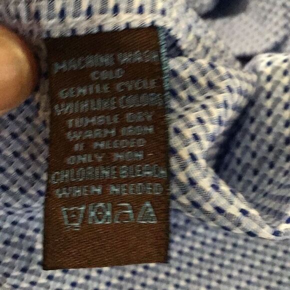 Men’s Shirt, Claiborne by John Bartlett Mens Shirt, Size L, 16 32/33, striped, m - Picture 4 of 6